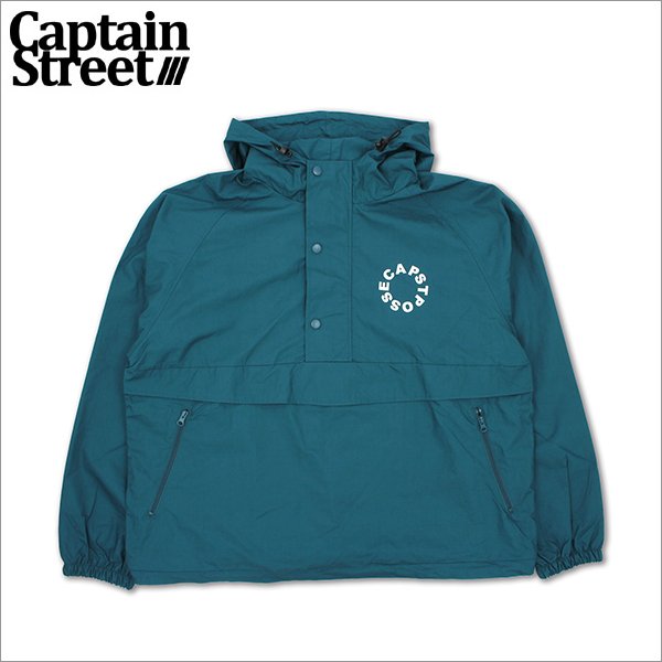 画像1: 【送料無料】CAPTAIN STREET Circle Logo Anorak JKT GREEN キャプテンストリート (1)