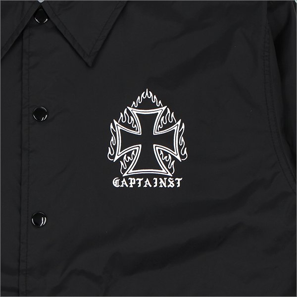 画像5: 【送料無料】CAPTAIN STREET BANDANA コーチJKT BLACK キャプテンストリート (5)