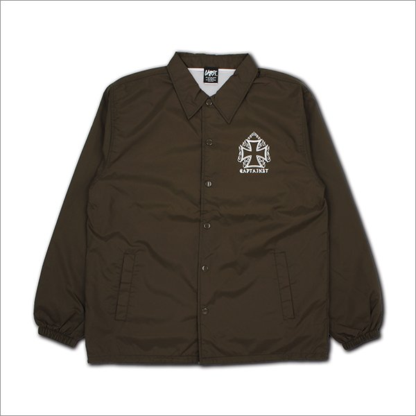画像2: 【送料無料】CAPTAIN STREET BANDANA コーチJKT BROWN キャプテンストリート (2)