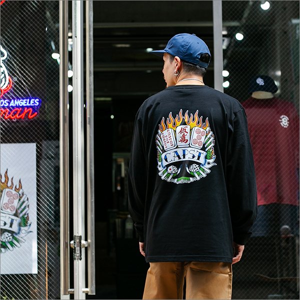 画像3: CAPTAIN STREET RF L/S Tシャツ BLACK キャプテンストリート (3)