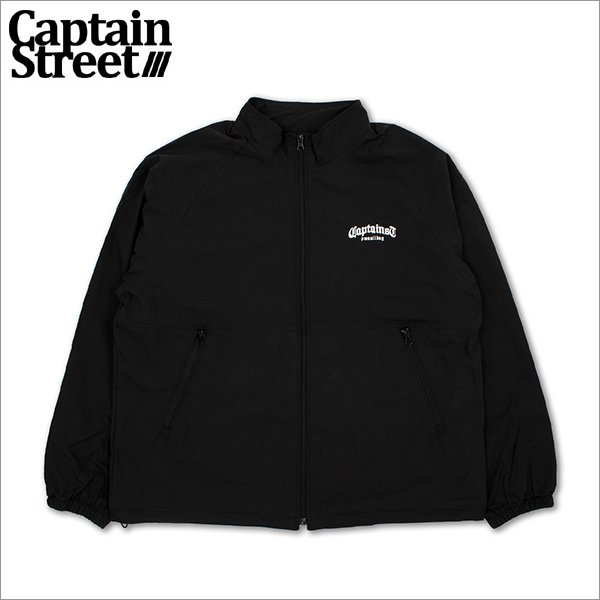 画像1: 【送料無料】CAPTAIN STREET CRN Logo Track JKT BLACK キャプテンストリート (1)