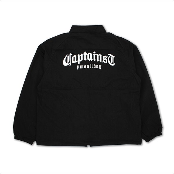 画像2: 【送料無料】CAPTAIN STREET CRN Logo Track JKT BLACK キャプテンストリート (2)