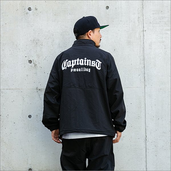 画像4: 【送料無料】CAPTAIN STREET CRN Logo Track JKT BLACK キャプテンストリート (4)