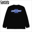 画像1: CAPTAIN STREET BT L/S Tシャツ BLACK キャプテンストリート (1)