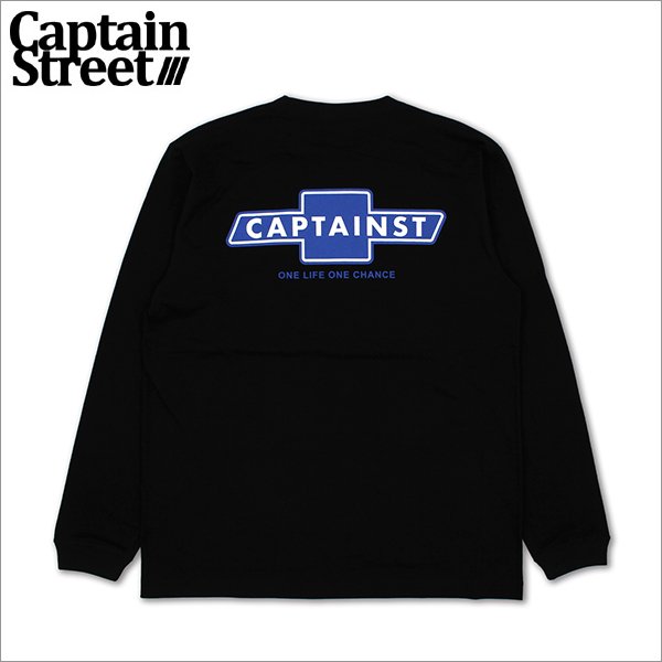 画像1: CAPTAIN STREET BT L/S Tシャツ BLACK キャプテンストリート (1)
