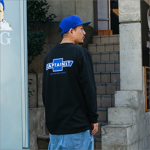 画像3: CAPTAIN STREET BT L/S Tシャツ BLACK キャプテンストリート (3)