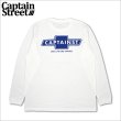 画像1: CAPTAIN STREET BT L/S Tシャツ WHITE キャプテンストリート (1)