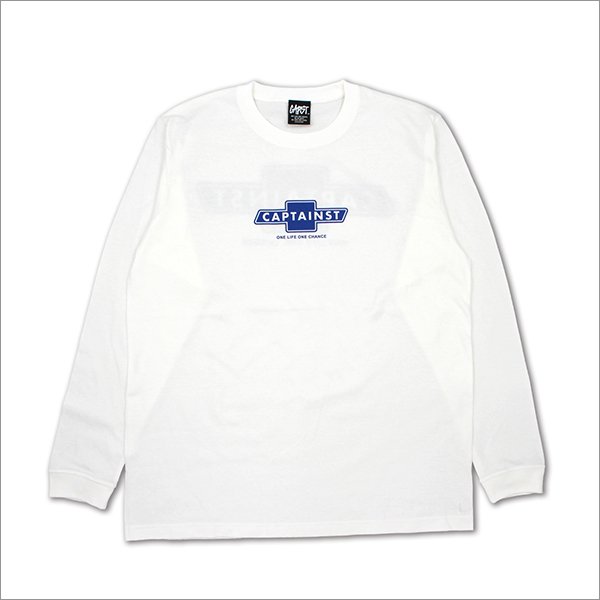 画像2: CAPTAIN STREET BT L/S Tシャツ WHITE キャプテンストリート (2)