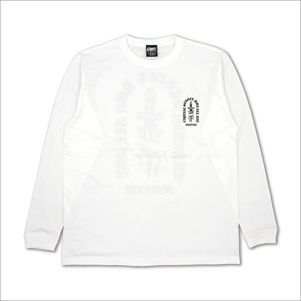 画像2: CAPTAIN STREET Dagger L/S Tシャツ WHITE キャプテンストリート (2)
