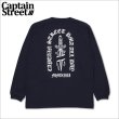 画像1: CAPTAIN STREET Dagger L/S Tシャツ NAVY キャプテンストリート (1)