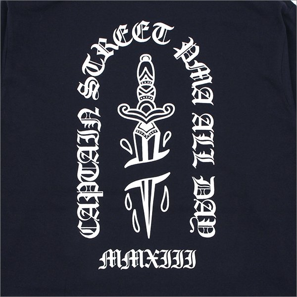 画像5: CAPTAIN STREET Dagger L/S Tシャツ NAVY キャプテンストリート (5)