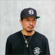 画像2: CAPTAIN STREET eighty スナップバックキャップ BLACK キャプテンストリート (2)