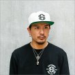 画像2: CAPTAIN STREET eighty スナップバックキャップ BLACK/WHITE キャプテンストリート (2)