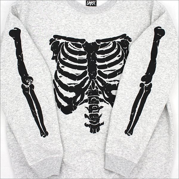 画像4: 【送料無料】CAPTAIN STREET Bone クルーネックスウェット ASH キャプテンストリート (4)