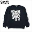 画像1: 【送料無料】CAPTAIN STREET Bone クルーネックスウェット NAVY キャプテンストリート (1)
