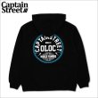 画像1: 【送料無料】CAPTAIN STREET C.E. P/Oパーカー BLACK キャプテンストリート (1)