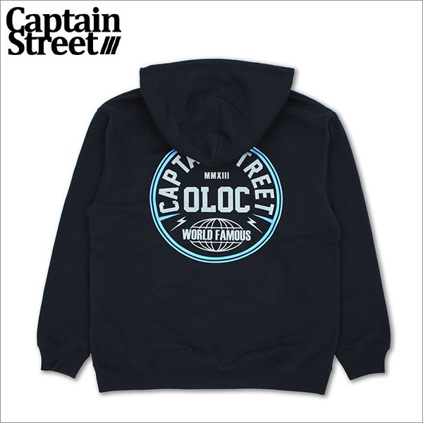 画像1: 【送料無料】CAPTAIN STREET C.E. P/Oパーカー NAVY キャプテンストリート (1)