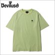 画像1: 【30%OFF】Deviluse デビルユース Heartaches Stone Wash Tシャツ SEA GREEN (1)