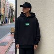 画像2: 【送料無料】Deviluse デビルユース Green Box Logo P/Oパーカー BLACK (2)