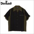 画像1: 【送料無料】Deviluse デビルユース Bowling S/Sシャツ BLACK (1)