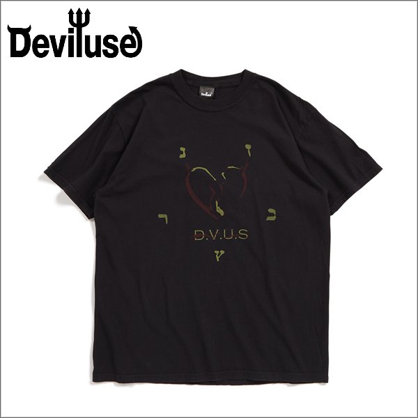 画像1: Deviluse デビルユース Pictograph Tシャツ BLACK (1)