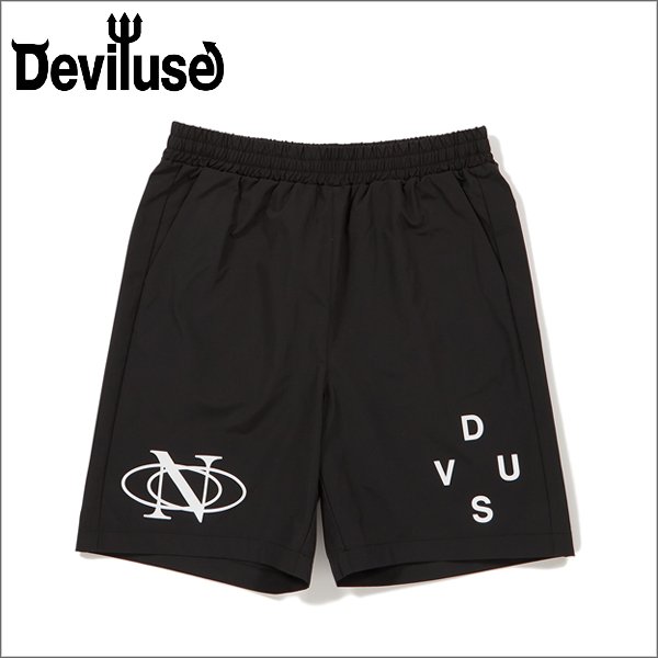 画像1: 【送料無料】Deviluse デビルユース DVUS Nylon ショーツ BLACK (1)