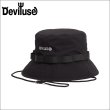 画像1: Deviluse デビルユース DVUS バケットハット BLACK (1)