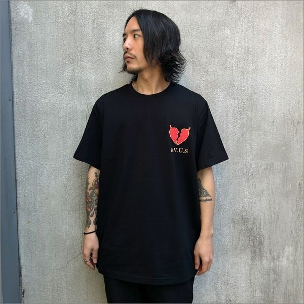 画像3: 【40％OFF】Deviluse デビルユース Heartaches Tシャツ BLACK (3)