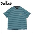 画像1: Deviluse デビルユース Border Tシャツ BLACK (1)