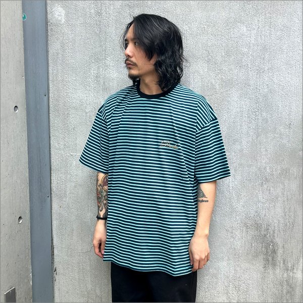 画像2: Deviluse デビルユース Border Tシャツ BLACK (2)