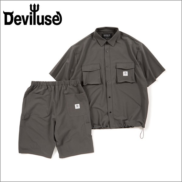画像1: 【送料無料】Deviluse デビルユース Breezy Wide Set Up CHARCOAL (1)