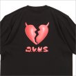 画像4: Deviluse デビルユース Plump Heart Tシャツ BLACK (4)