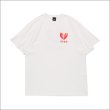 画像2: Deviluse デビルユース Plump Heart Tシャツ WHITE (2)