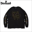 画像1: Deviluse デビルユース Lightning L/S Tシャツ BLACK (1)