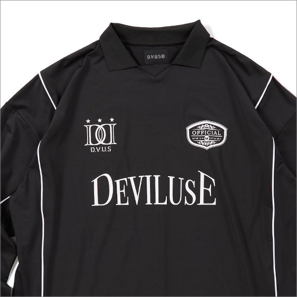 画像4: 【送料無料】Deviluse デビルユース L/S Game Shirt BLACK (4)