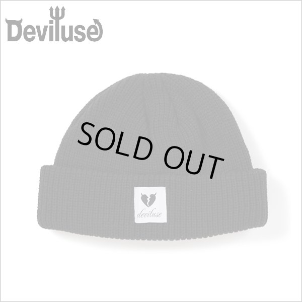 画像1: Deviluse デビルユース Heartaches ビーニー BLACK (1)