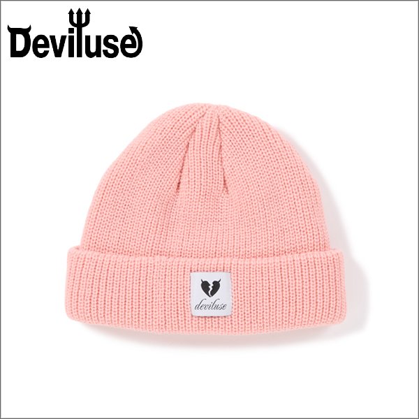 画像1: Deviluse デビルユース Heartaches ビーニー PINK (1)