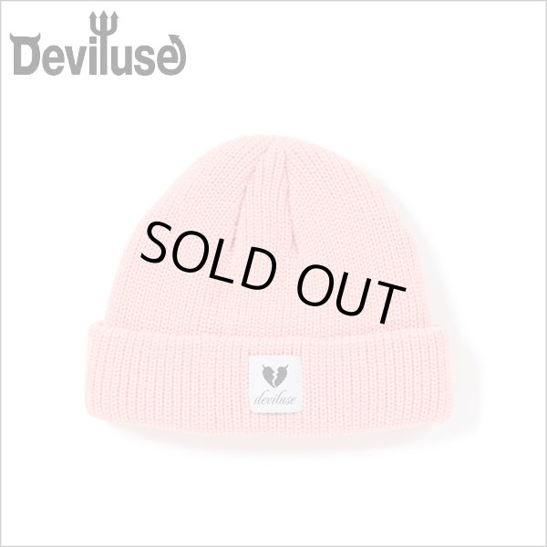 画像1: Deviluse デビルユース Heartaches ビーニー PINK (1)