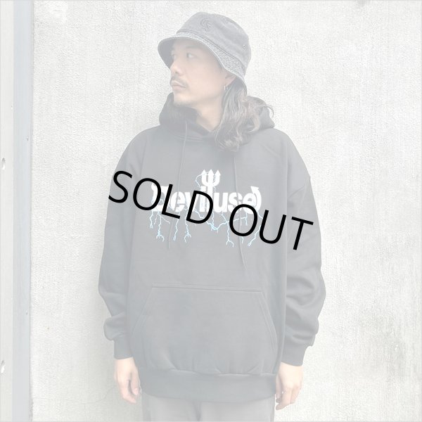 画像2: 【送料無料】Deviluse デビルユース Volt Logo P/Oパーカー BLACK (2)