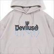 画像3: 【送料無料】Deviluse デビルユース Volt Logo P/Oパーカー L.GRAY (3)
