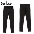 画像1: 【送料無料】Deviluse デビルユース ROCK STAR SKINNY FIT パンツ SiM MODEL BLACK (1)