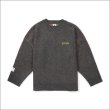 画像2: 【送料無料】Deviluse デビルユース Prickly Flower Knit Crewneck CHARCOAL (2)