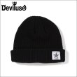 画像1: Deviluse デビルユース Nautical Star ビーニー BLACK (1)