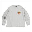画像2: Deviluse デビルユース Heart Lock L/S Tシャツ SILVER (2)
