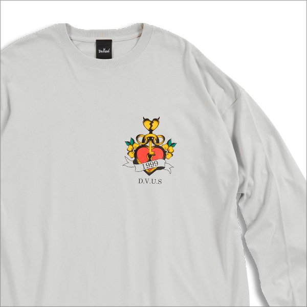 画像5: Deviluse デビルユース Heart Lock L/S Tシャツ SILVER (5)