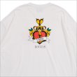 画像4: Deviluse デビルユース Heart Lock L/S Tシャツ WHITE (4)