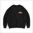 画像2: 【送料無料】Deviluse デビルユース Flame Logo クルーネックスウェット BLACK (2)
