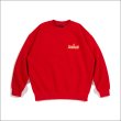 画像2: 【送料無料】Deviluse デビルユース Flame Logo クルーネックスウェット RED (2)