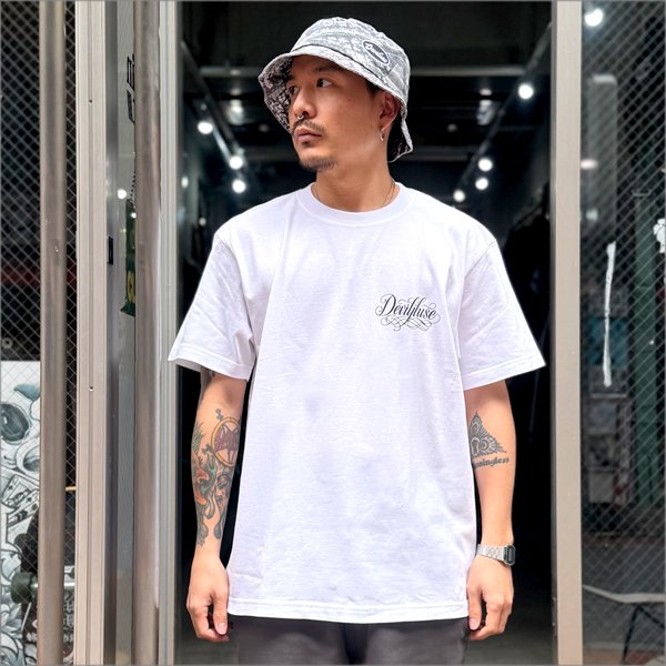 画像3: Deviluse デビルユース Heart Lock Tシャツ WHITE (3)
