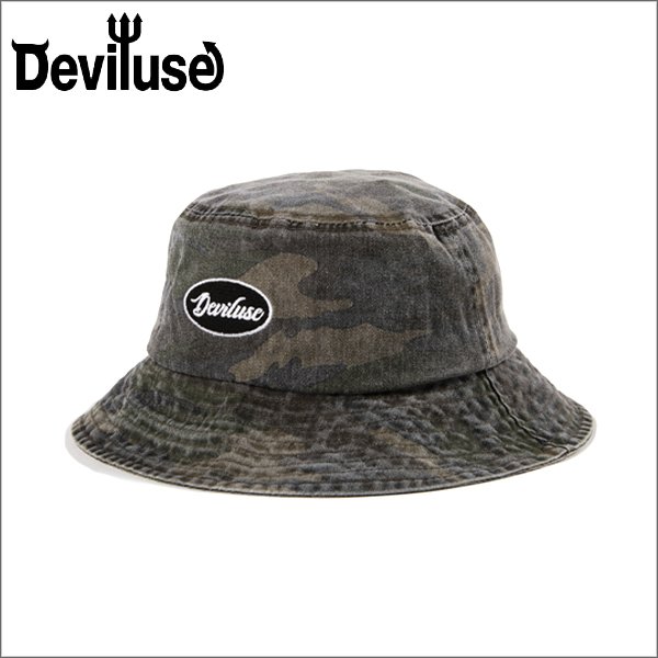画像1: Deviluse デビルユース Camo バケットハット DARK CAMO (1)